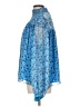 CeCe 100% Polyester Blue Long Sleeve Blouse Size L - photo 5