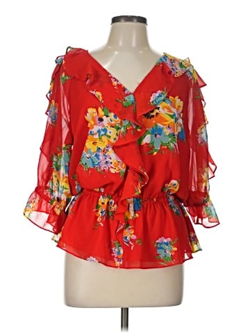 Lauren by Ralph Lauren 3/4 Sleeve Blouse (view 1)