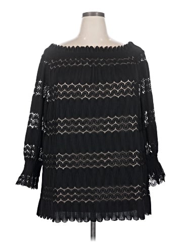 Suzanne Betro 3/4 Sleeve Blouse (view 1)