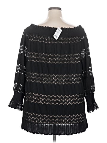 Suzanne Betro 3/4 Sleeve Blouse (view 2)