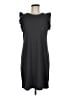 Universal Thread 100% Cotton Solid Black Casual Dress Size M - photo 1