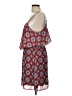 Xhilaration 100% Polyester Print Red Casual Dress Size L - photo 5