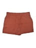 Nine West 100% Polyester Solid Brown Shorts Size L - photo 2