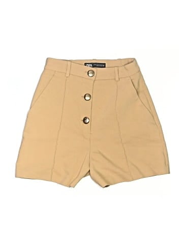Zara Khaki Shorts (view 1)
