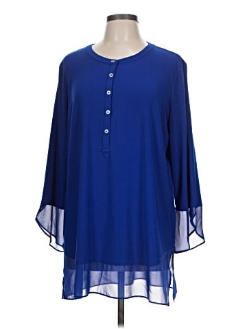 Investments 3/4 Sleeve Blouse (view 1)