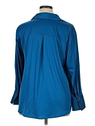 INC International Concepts 3/4 Sleeve Button-Down Shirt (view 2)