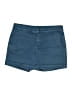 Kut from the Kloth Solid Blue Denim Shorts Size 8 - photo 1