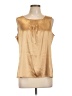 Chico's Gold Sleeveless Blouse Size Lg (2) - photo 1