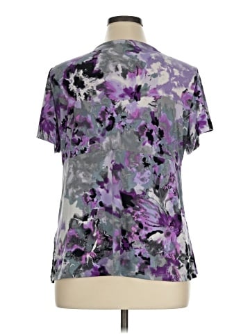Daisy Fuentes Short Sleeve Blouse (view 2)