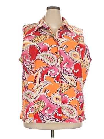 Talbots Sleeveless Button-Down Shirt (view 1)