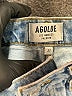 AGOLDE 100% Cotton Hearts Blue Denim Shorts Size 27 waist - photo 3