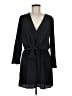 Topshop 100% Polyester Solid Black Casual Dress Size 6 - photo 1