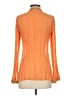 Cache Orange Long Sleeve Blouse Size S - photo 2