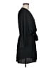 Topshop 100% Polyester Solid Black Casual Dress Size 6 - photo 4
