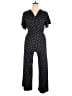 Loveappella Polka Dots Black Jumpsuit Size 2X - photo 1