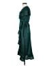 Francesca's 100% Polyester Green Cocktail Dress Size S - photo 5