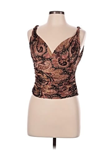 Carmen Marc Valvo Sleeveless Top (view 1)