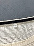 Muji 100% Cotton Color Block Ivory Pullover Sweater Size M - photo 7