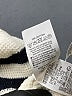 Muji 100% Cotton Color Block Ivory Pullover Sweater Size M - photo 8