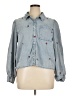 Kensie Hearts Blue Denim Jacket Size XL - photo 1