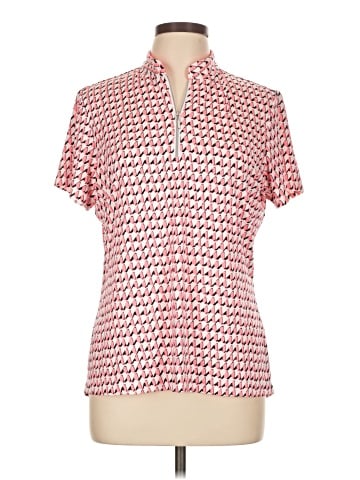 Tail Short Sleeve Blouse (view 1)