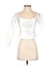 Lulus 100% Polyester White 3/4 Sleeve Blouse Size S - photo 1