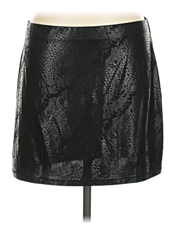 Express Faux Leather Skirt (view 1)