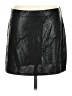 Express Metallic Black Faux Leather Skirt Size M - photo 1