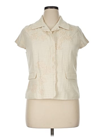 Coldwater Creek Short Sleeve Blouse (view 1)