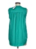 Alfani 100% Polyester Teal Sleeveless Blouse Size M - photo 2
