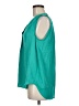 Alfani 100% Polyester Teal Sleeveless Blouse Size M - photo 5
