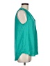 Alfani 100% Polyester Teal Sleeveless Blouse Size M - photo 4