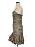 BCBGMAXAZRIA Metallic Gray Cocktail Dress Size S - photo 5