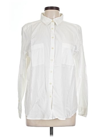 Ann Taylor LOFT Long Sleeve Button-Down Shirt (view 1)