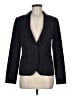Theory Stripes Black Wool Blazer Size 8 - photo 1