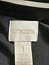 Chico's Stripes Black Blazer Size Med (1) - photo 6