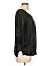 Joie 100% Linen Metallic Black 3/4 Sleeve Top Size L - photo 4