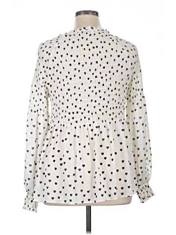 Rose + Olive Long Sleeve Blouse (view 2)
