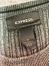 Express 100% Cotton Gray Pullover Sweater Size M - photo 7