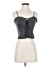 Romwe Gray Sleeveless Top Size S - photo 1