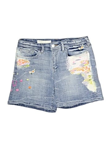 Pilcro and the Letterpress Denim Shorts (view 1)