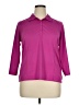 EP Pro Purple 3/4 Sleeve Button-Down Shirt Size XL - photo 1