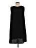 Halogen 100% Polyester Solid Black Casual Dress Size M - photo 2