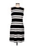 Calvin Klein Stripes Black Casual Dress Size 10 - photo 1