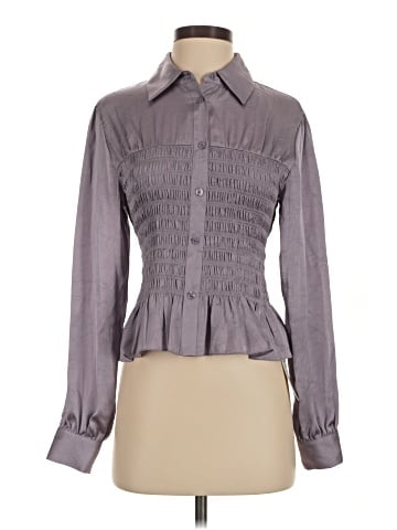 MICHAEL Michael Kors Long Sleeve Blouse (view 1)