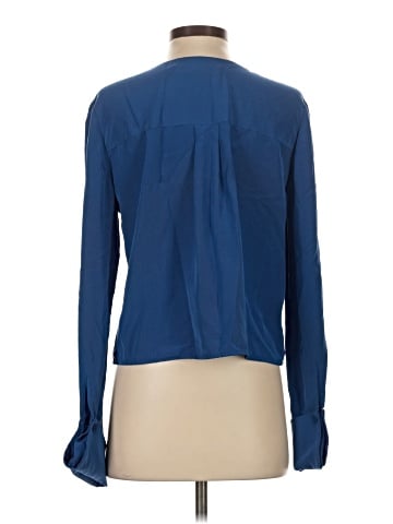 Diane von Furstenberg Long Sleeve Silk Top (view 2)