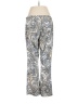 Sigrid Olsen Paisley Silver Casual Pants Size 8 - photo 2
