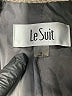 Le Suit 100% Polyester Houndstooth Gray Blazer Size 8 - photo 3