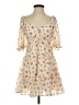 Trixxi 100% Polyester Floral Ivory Cocktail Dress Size S - photo 1