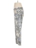 Sigrid Olsen Paisley Silver Casual Pants Size 8 - photo 5